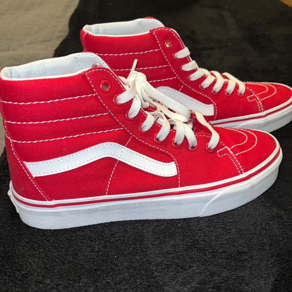 Red High top Vans
